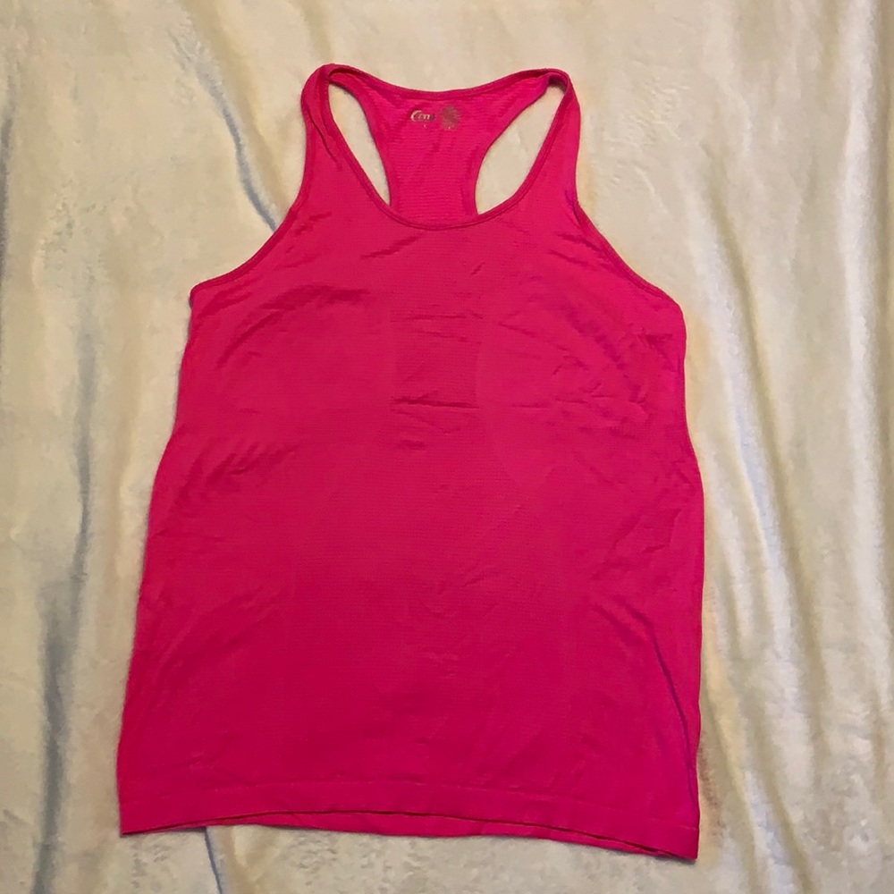 Zyia Cooper charged razor tank pink